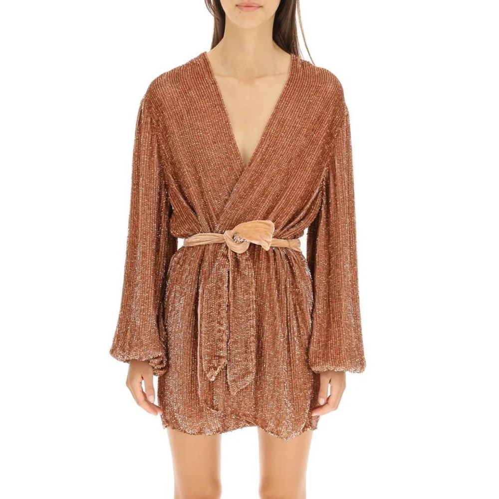 Retrofete Shimmering Bronze Robe - Picture 8 of 13